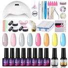 Набор для маникюра NAILWIND, гель для ногтей, гибридный лак, гель, светодиодная Полуперманентная подсветка, все для маникюра, набор аксессуаров