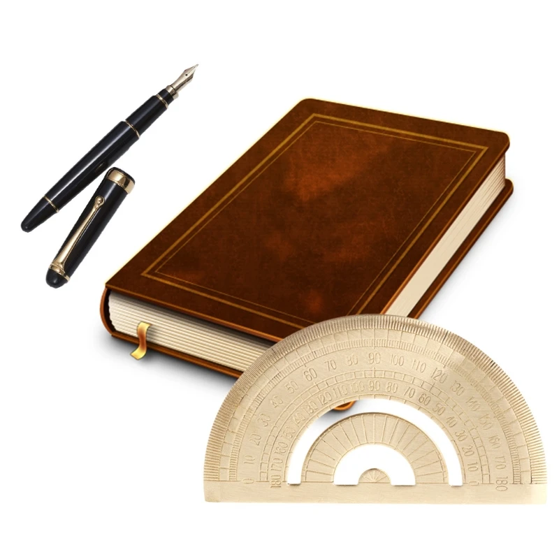 Латунная линейка транспортира инструмент для измерения угла Супер Прочный