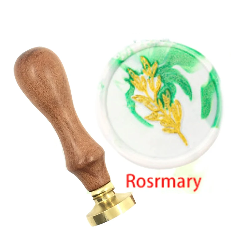 Восковая печать из натурального дерева медная латунная деревянная ручка сделай