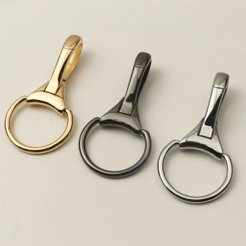 1 шт. металлический крючок карабин застежка пружинные зажимы для кожаных изделий