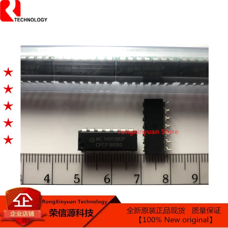 5-10 шт./лот MC14001BCPG DIP-14 mc14001btc MC14001 100% новые импортные оригинальные CMOS-ворота серии b‑ suffix