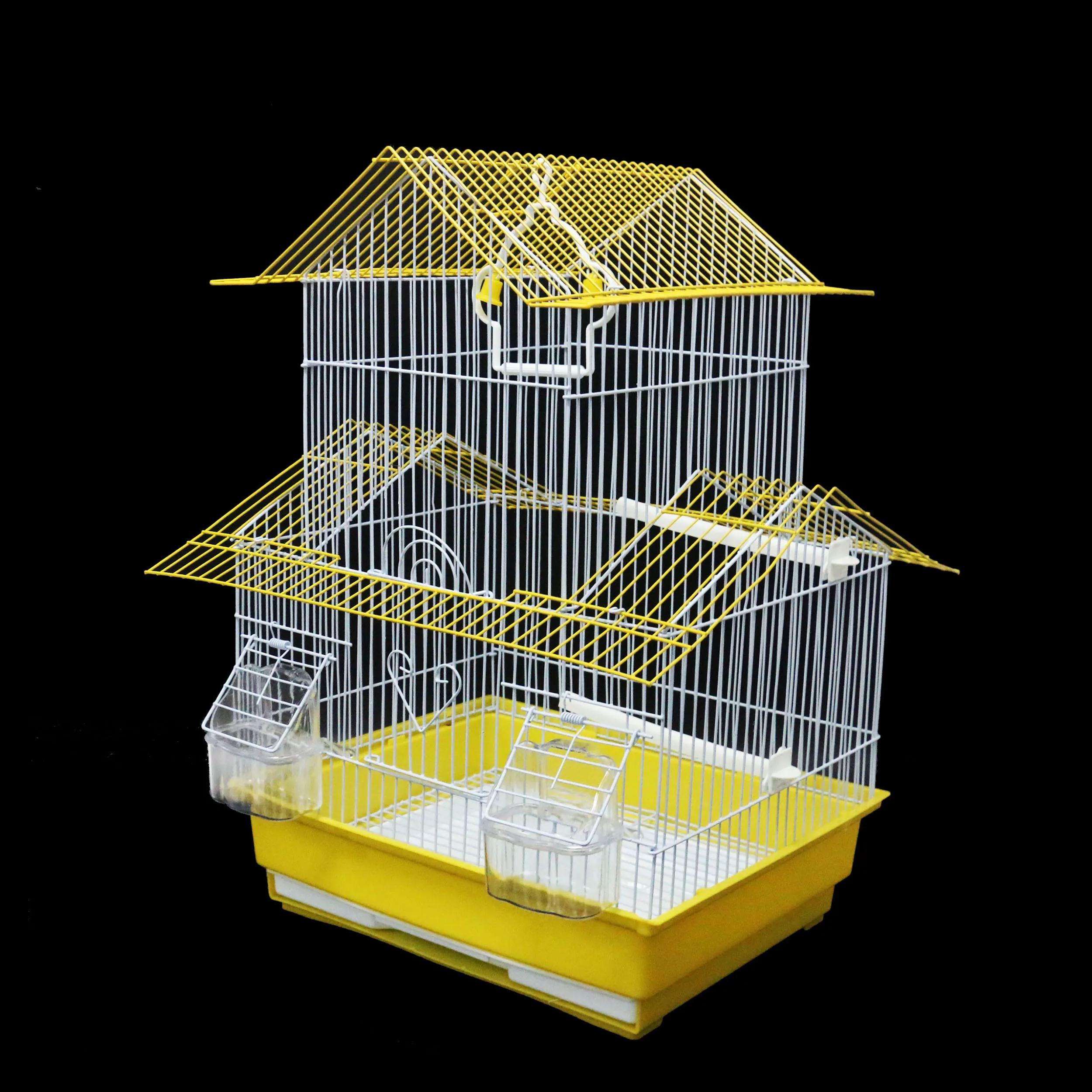 

Parrot Bird Cage Peony Xuanfeng Large Villa Cage Wen Bird Pearl Trumpet Iron Metal Bird House Multicolor Optional