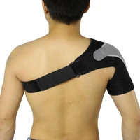 men shoulder support protection belt adjustable shoulder braces support right shoulder guard wrap strap belt posture corrector