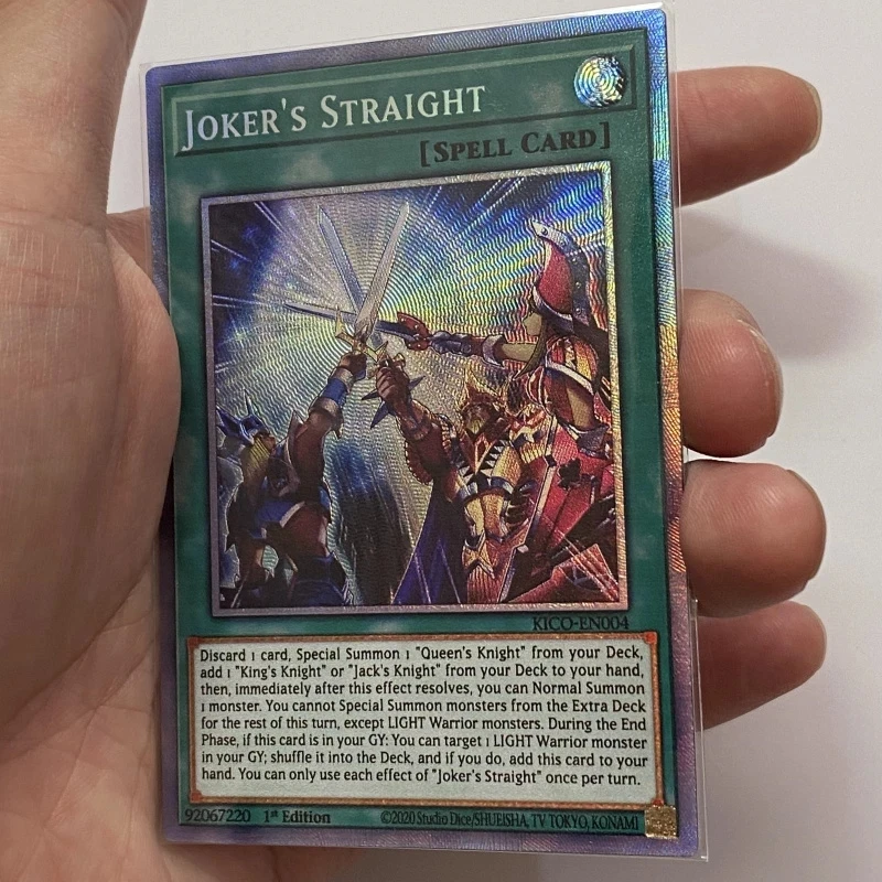 Yu-Gi-Oh KICO-EN002/ KICO-EN004 новые карты в TCG Kings Court Joker's Knight/Joker's прямая коллекция карт