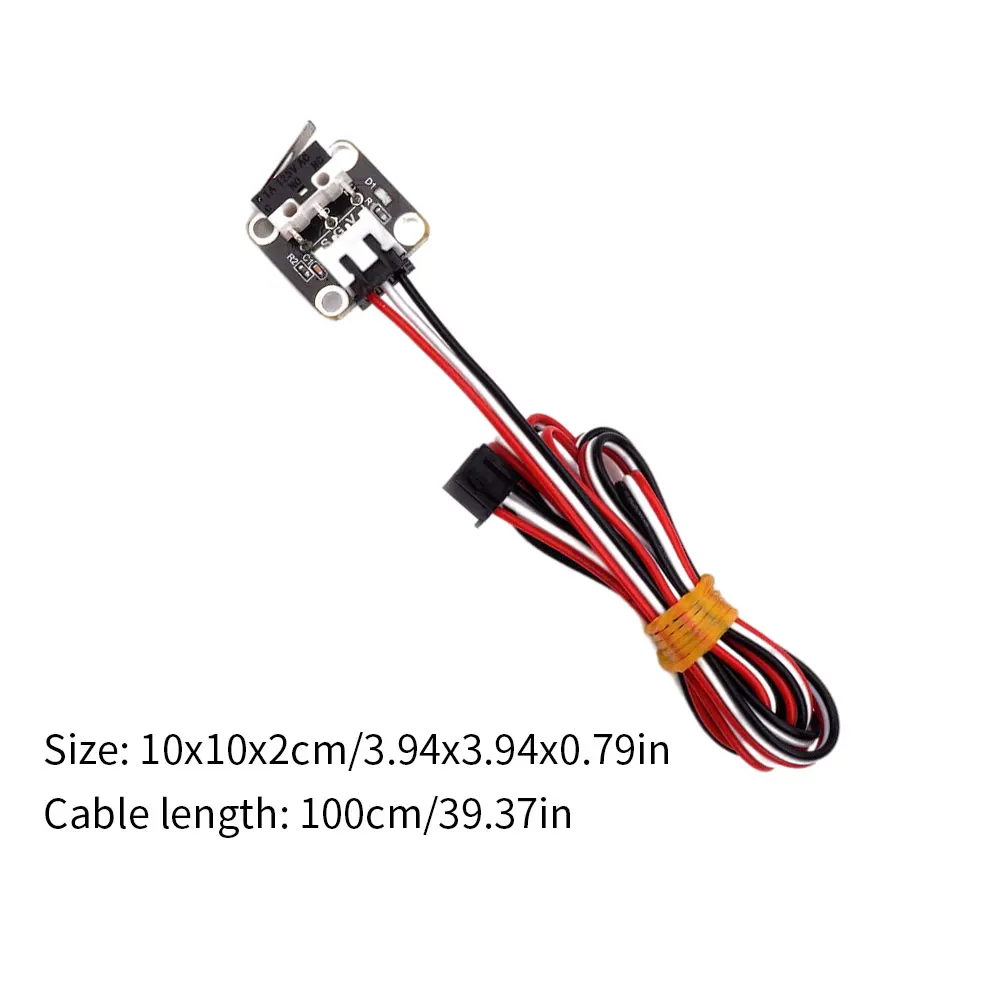 

3PCS 3D Printer Limited Switch Mechanical Endstop Switch Module With 3Pins 33.97Inches Cable Compatible With Tevo Tornado
