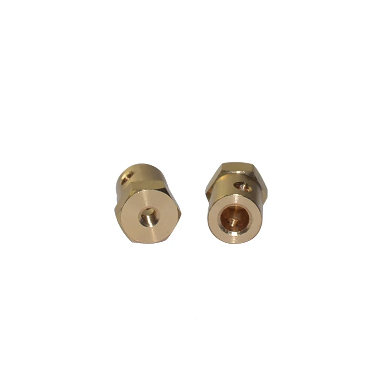 Шестигранная муфта GKTOOLS Brass D12 L18 Соединитель шины 2/3/3.17/4/5/6/7/ 8 мм Муфта для