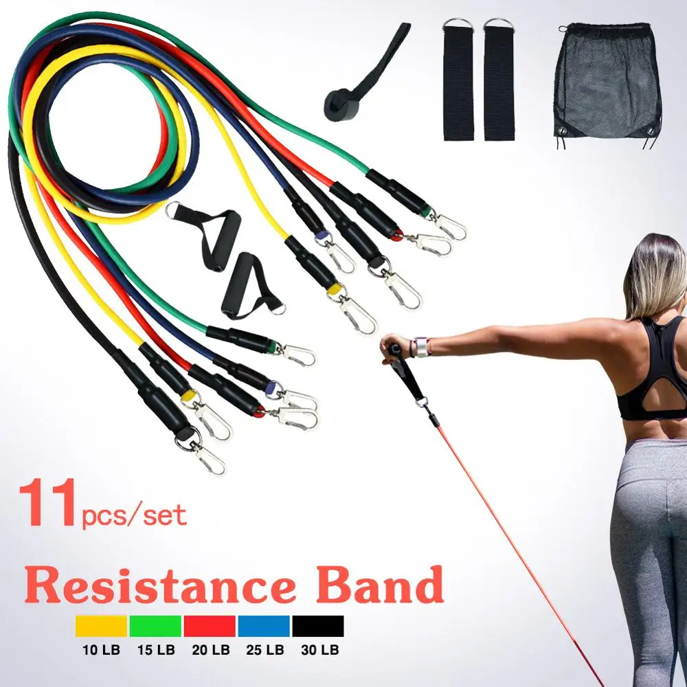 11 шт./компл. эластичная лента из латекса с педалью | Безопасность и защита