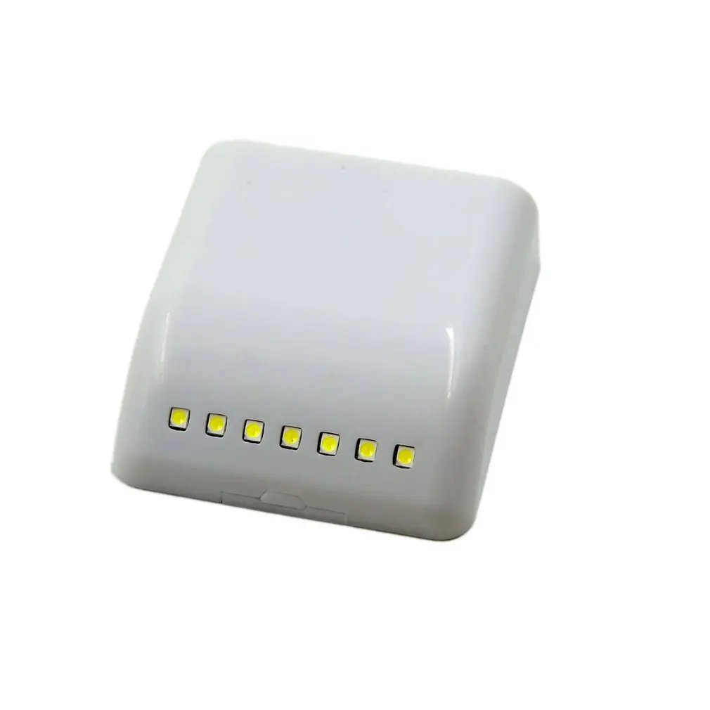 

7 светодиодный смарт-Сенсор шкафы светильник светодиодный ночной Светильник для внутреннего Спальня Шкафы Шкаф ящика чистый белый