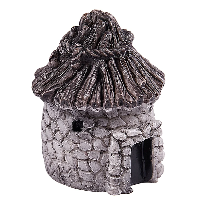 Мини DIY кукольный домик Миниатюрный коттедж Террариум Сказочный Садовый Гном мох