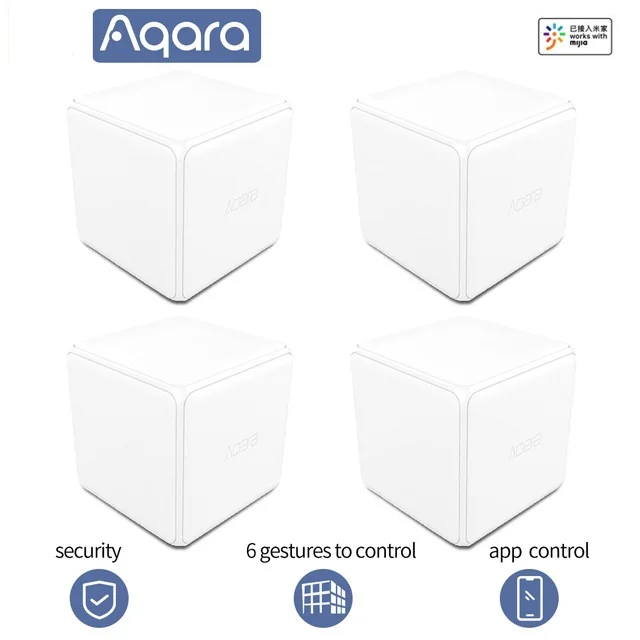 Aqara датчик жестов Magic Cube контроллер беспроводной переключатель 6 жестов датчик zigbee moiton датчик умный дом