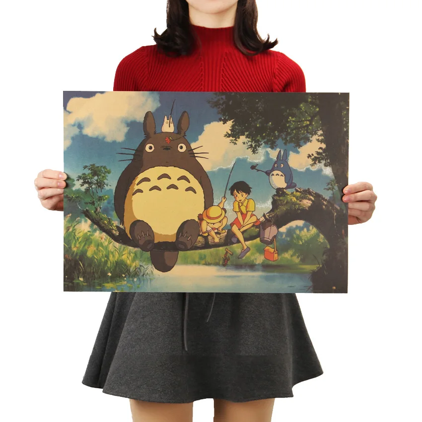 TIE LER Hayao Miyazaki плакат в стиле аниме фильм мультфильм ретро ностальгия постер для