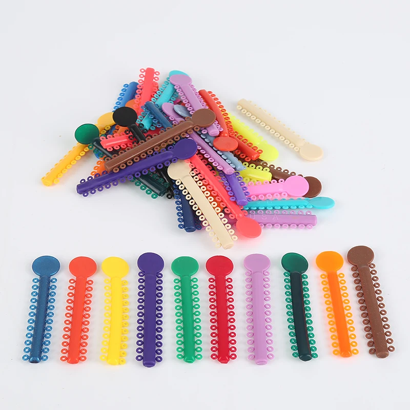 40 шт. Ортодонтические Галстуки для полости рта эластичные резиновые палочки