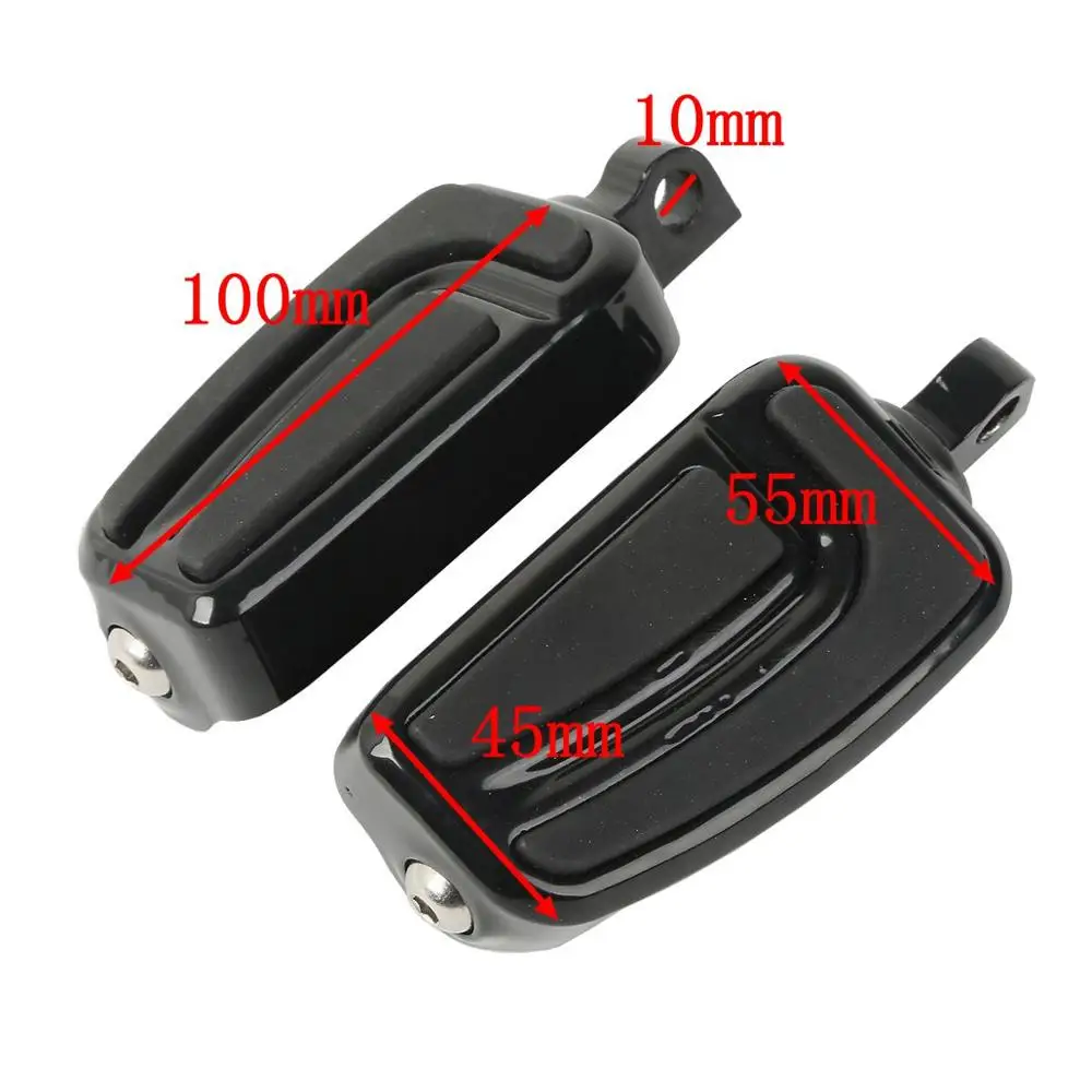 Мотоциклетная подставка для ног 10 мм с креплением штекера Harley Touring Softail Dyna Sportster |