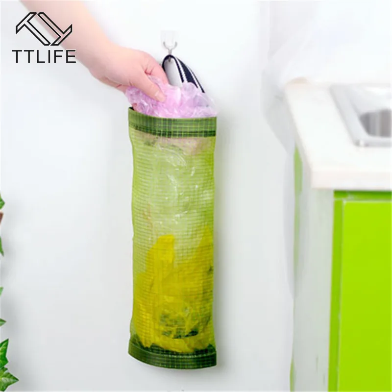 Настенный кухонный органайзер для мешков хранения TTLIFE пластиковый домашний