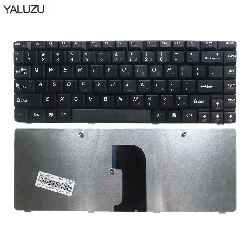 YALUZU США клавиатура для ноутбука LENOVO G460 G460A G460E G460AL G460EX G465 черный английский клавиатуры