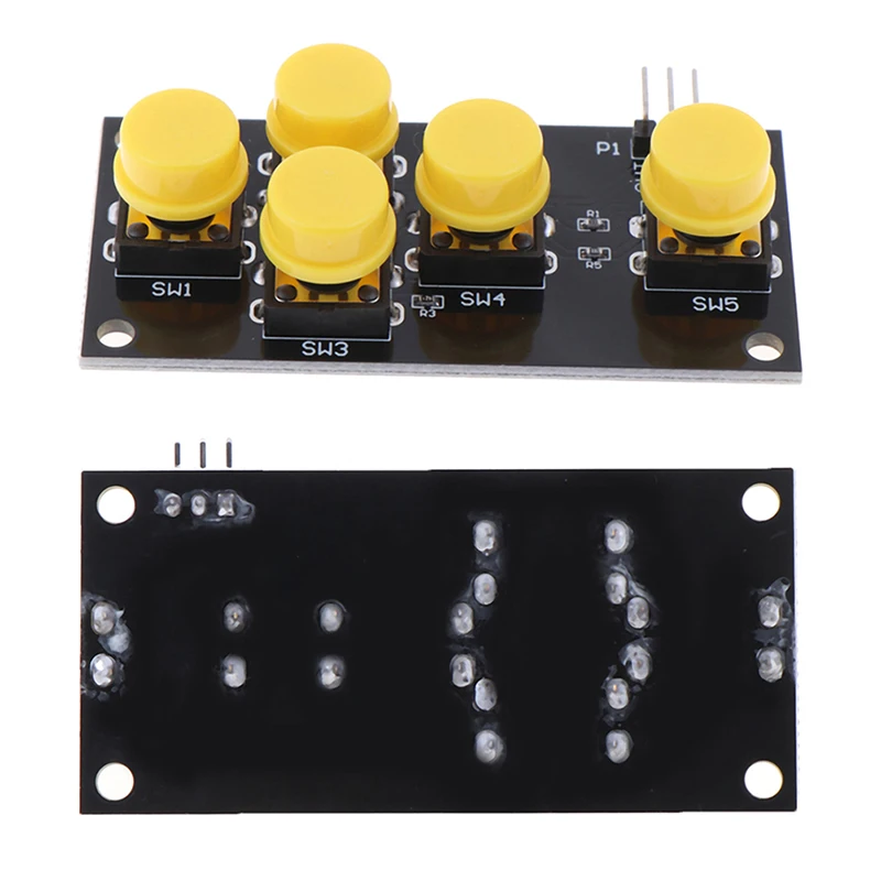 

AD Keyboard Simulate Five Key Module Analog Button For Sensor Expansion Board