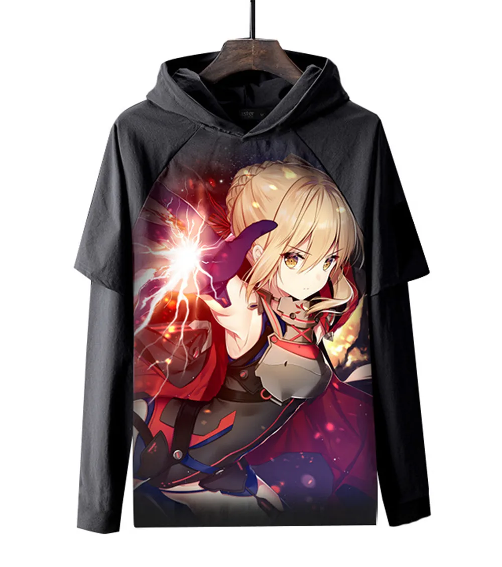 Fate/Grand Order Saber Alter Joan of Arc костюм из двух предметов толстовка с капюшоном весенне