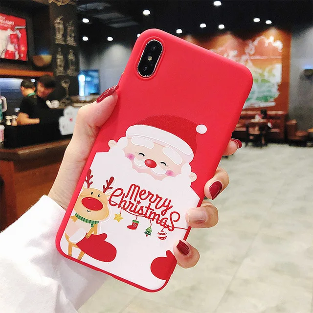 Santa Claus Чехол для телефона с рождественским рисунком для samsung Galaxy S7 S8 S9 Plus S10 Lite S10e противоударный чехол Note 8 9 10 Pro A7 TPU силиконовый чехол - Цвет: Santa Claus
