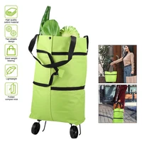 foldable shopping trolley tote bag 2 in 1 foldable shopping cart portable foldable shopping cart trolley tote bag