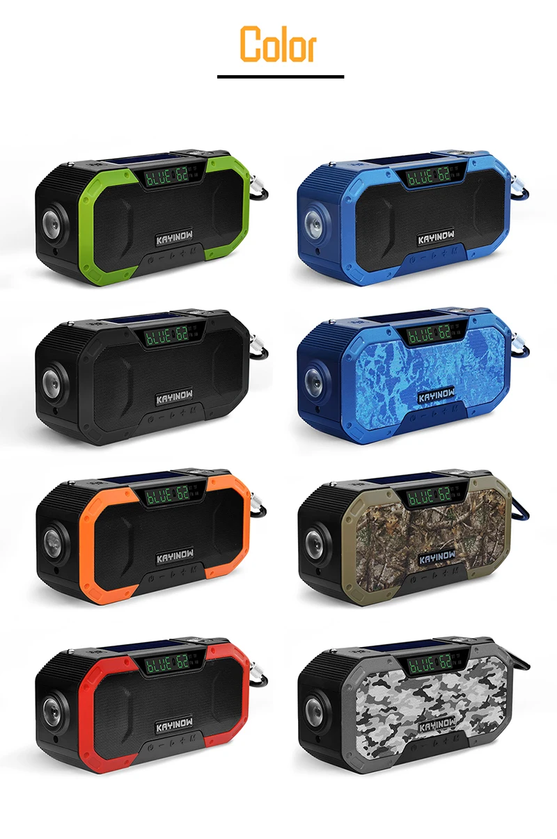2022Hot Solar Hand Crank Radio Receiver Mini Portable AM/FM Weather With Multifunctional Flashlight Emergency Power supply |