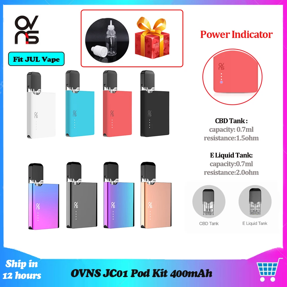 Новейший набор Rofvape OVNS JC01 Pod 400 мА/ч для вейпа с баком 0 7 мл мод керамическая катушка