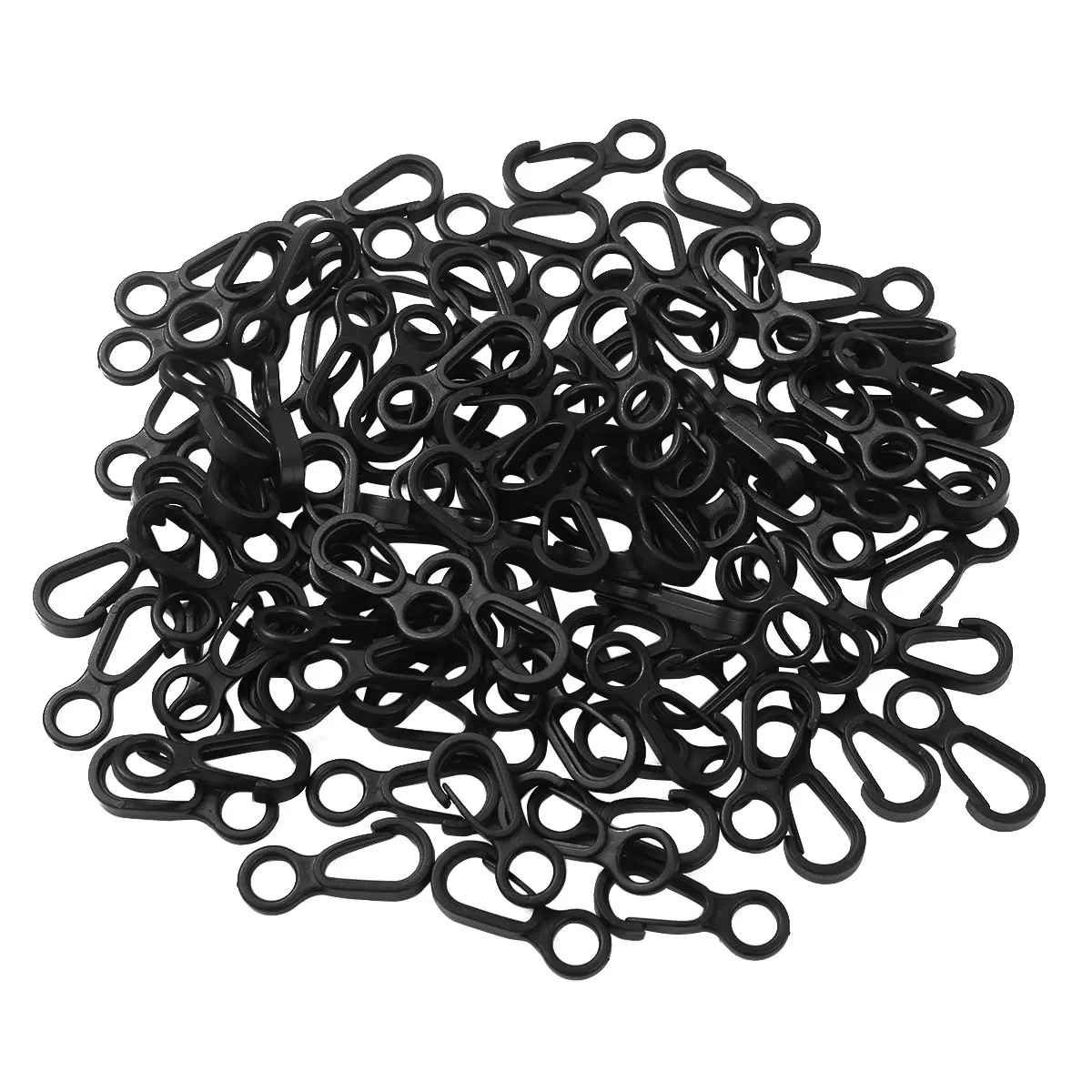 50/100 маленькие пластиковые зажимы для флага крючки портативные застежки