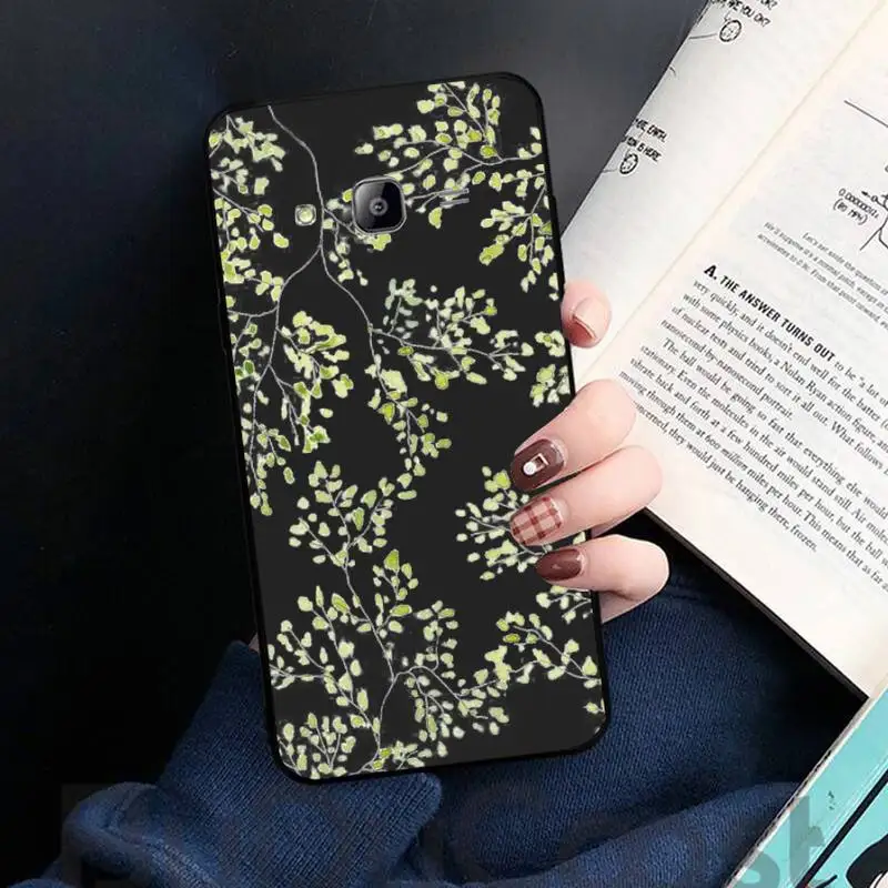 

Watercolor plants with flowers Phone Case For Samsung A32 A51 A52 A71 A50 A12 A21S S10 S20 S21 Plus Fe Ultra