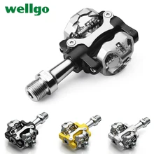 Wellgo W01 MTB Touring велосипедный велосипед бесклипсовый светильник педали 9/1" CR-MO шпиндель герметичные бутсы совместимы с SHIMANO SPD 294g