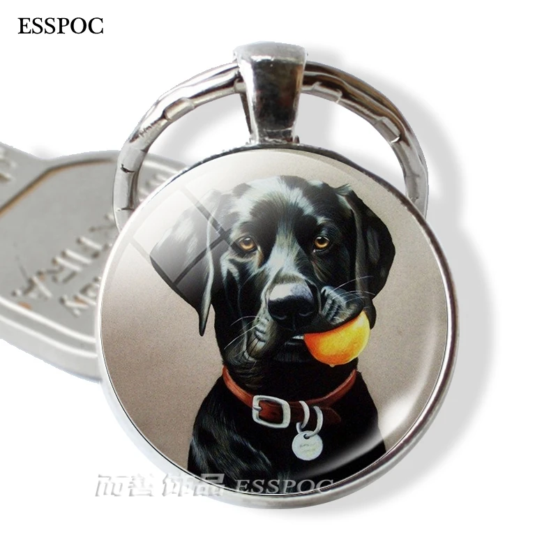 as show Keep Calm and Love Dog стеклянный кабошон для кулона брелок Кольца Брелоки бульдог хаски, Такса подарок для любимой собаки - Цвет: as show
