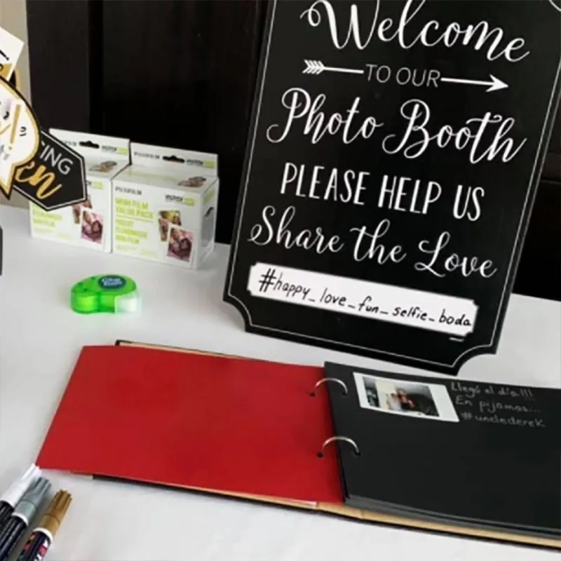 Альбом для скрапбукинга с сердцем на 60 страниц свадебное украшение книги ручной