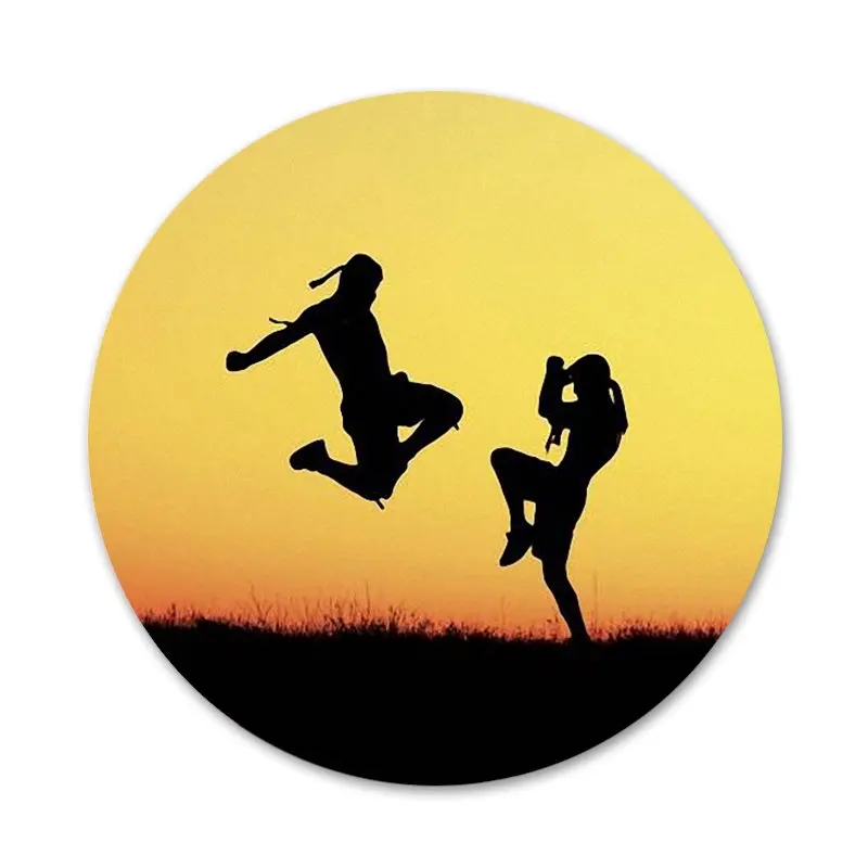 Брошь в стиле Муай Тай 58 мм значок косплея аксессуары для одежды украшение