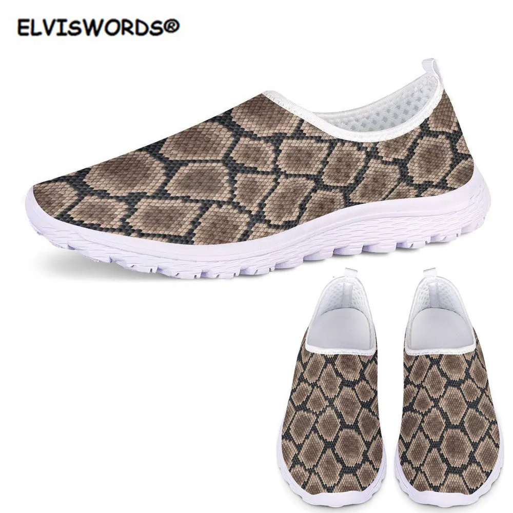 Кроссовки ELVISWORDS женские на плоской подошве Повседневные Удобные сетчатые