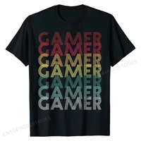 gamer retro 70s gift game funny t shirt cotton top t shirts for men casual tops shirts funky cool