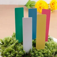 100pcs pvc plant tags garden plant labels nursery markers flower pots seedling labels tray mark tools garden accessories 15cm