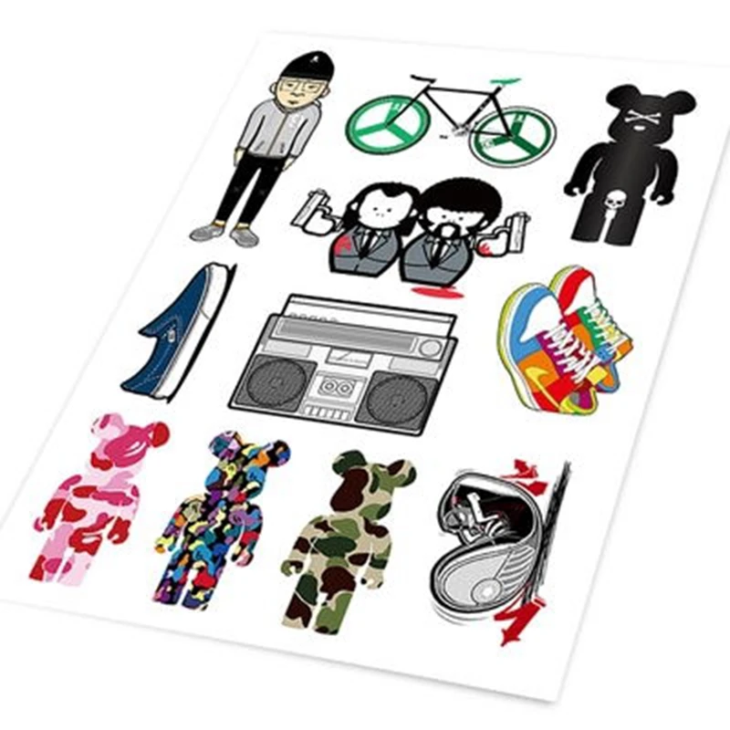 Noizzy с фиксированной передачей Стиль наклейка на шлем велосипеда Виниловая