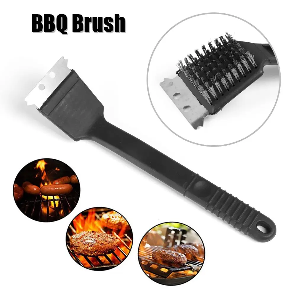 Щетка для чистки барбекю 12 дюймов сверхмощный проволочный скребок инструмент