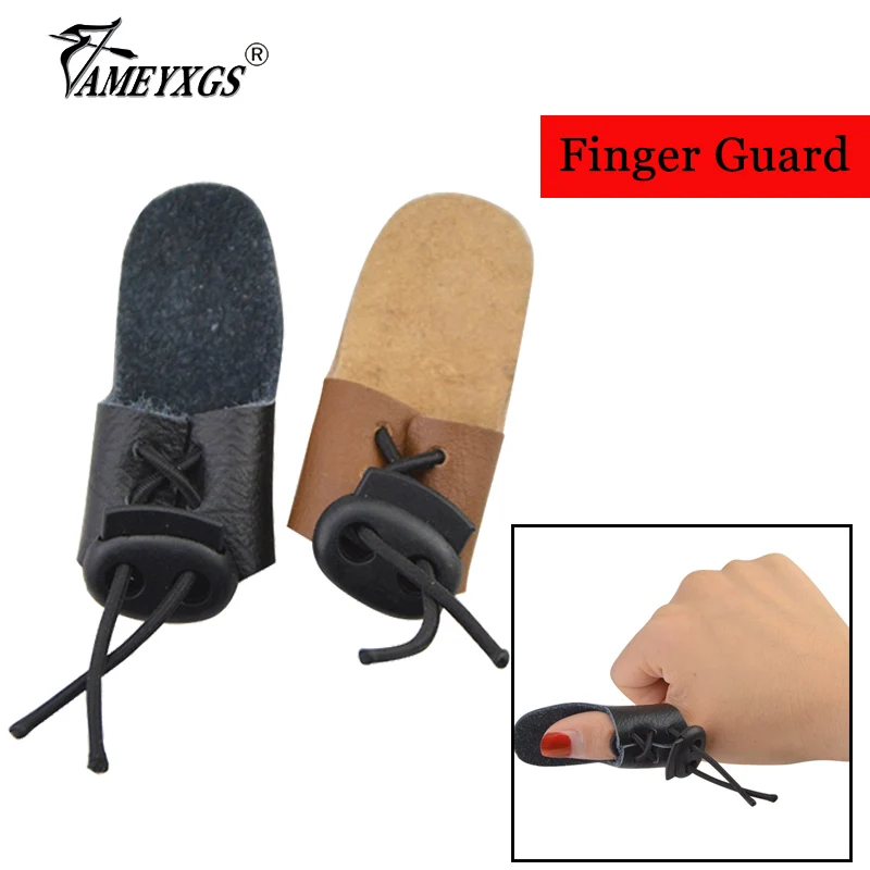 1 шт. защита для стрельбы из лука пальцев большого пальца кожа традиционный лук