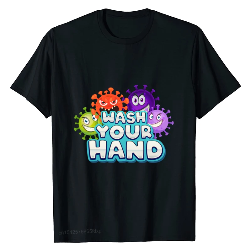 Футболка в стиле хип-хоп для мужчин и женщин тенниска с принтом 3D вымыть руки