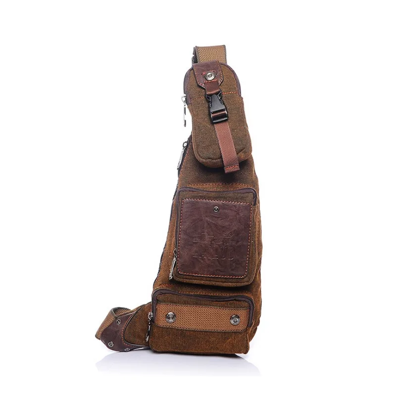 Aolailu Casvas сумочки винтажные мужские сумки-мессенджеры через плечо Повседневная