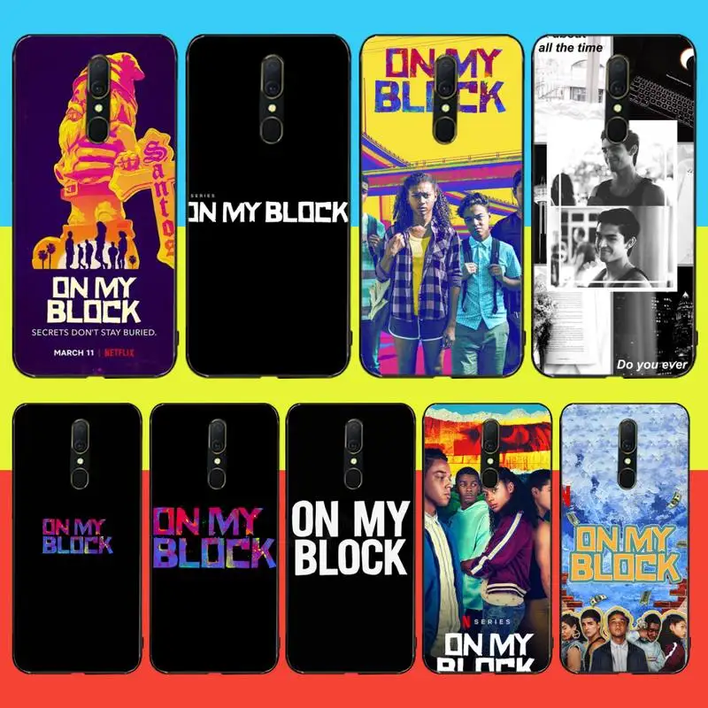 Милый чехол для телефона CUTEWANAN On My Block Bling Oppo A5 A9 2020 Reno Z Realme5Pro R11 | Мобильные телефоны