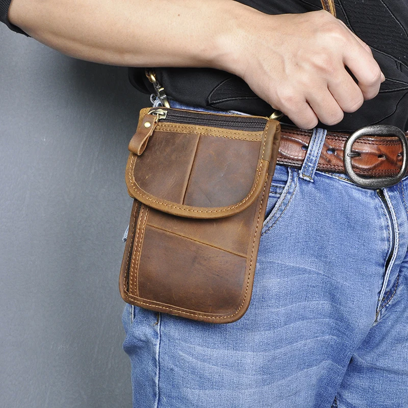 Модная маленькая сумка из натуральной кожи на застежке с поперечным Ремешком 6