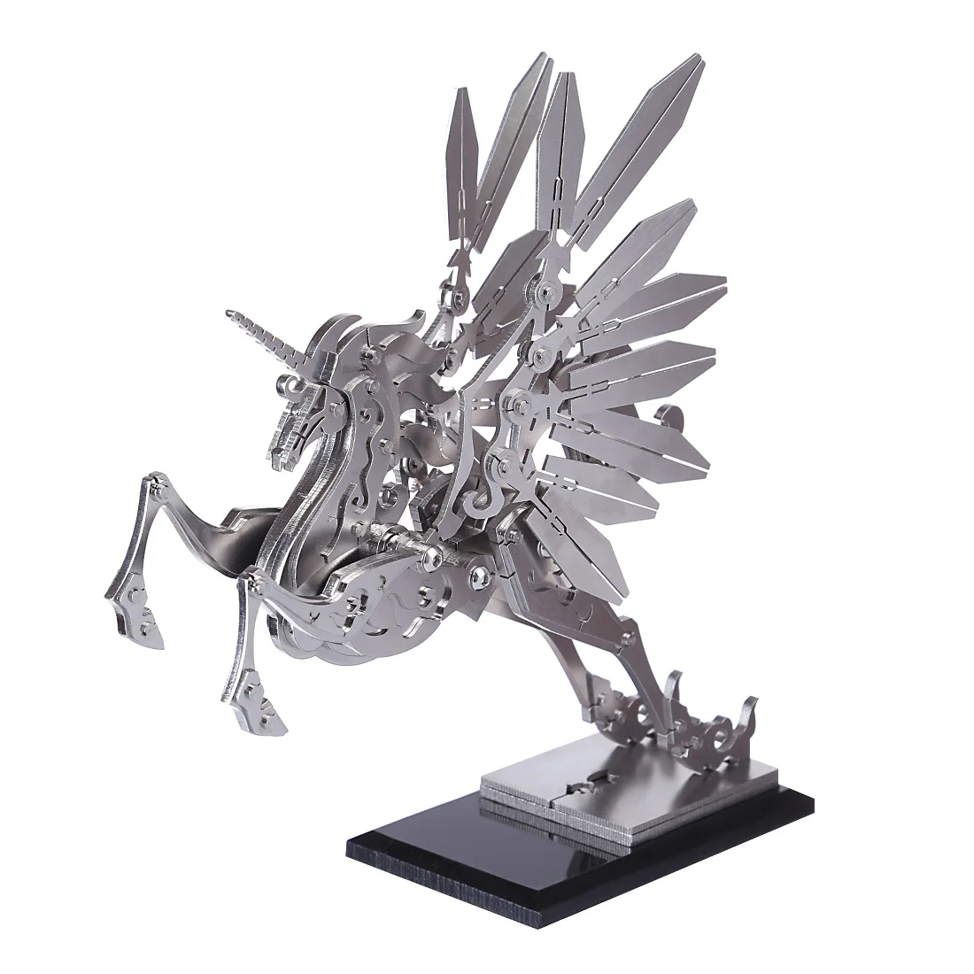 

Набор металлических моделей единорога из нержавеющей стали, 17,5X11X18 см
