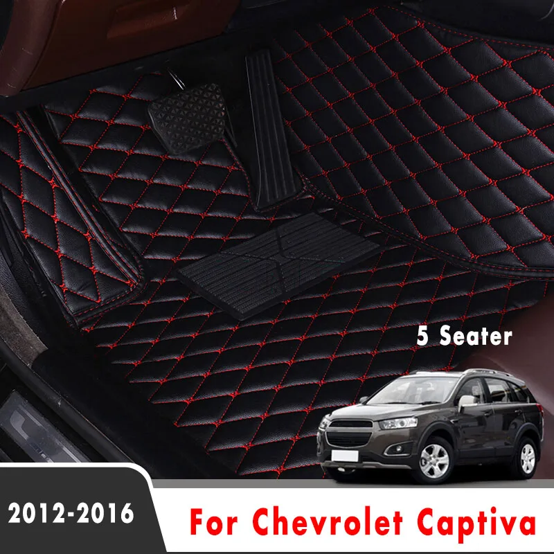 

Автомобильные коврики для Chevrolet Captiva 2016, 2015, 2014, 2013, 2012 (5-местные), автомобильные аксессуары для интерьера, Водонепроницаемые кожаные коврики