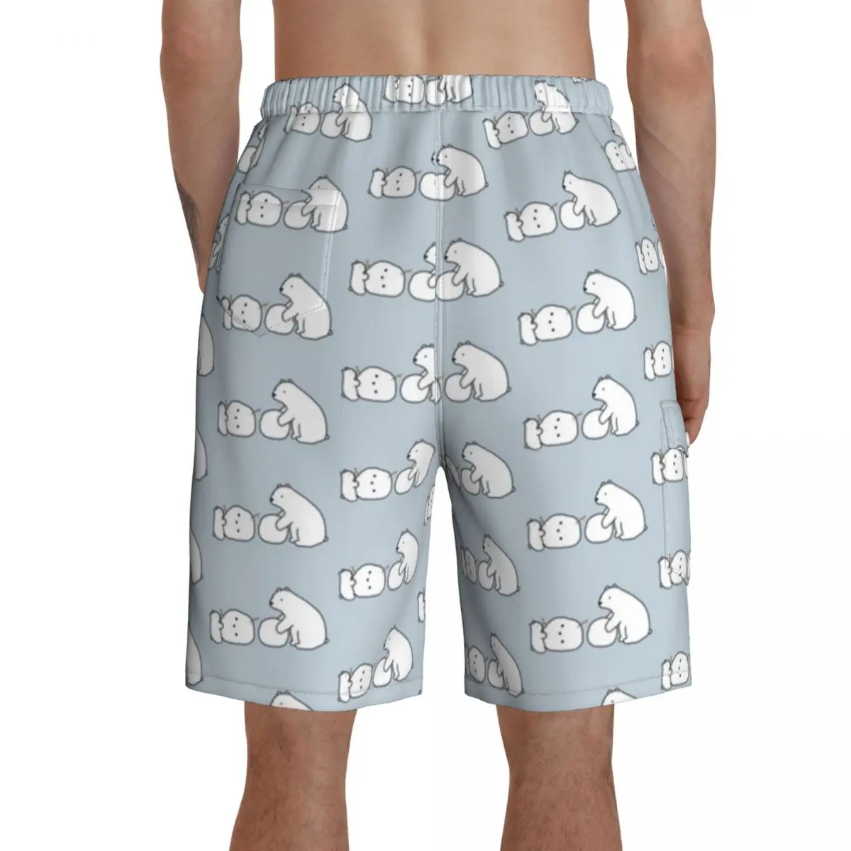 

Polar Board Shorts Funny Beach Swimming Trunks Polyester Men Swim Trunks