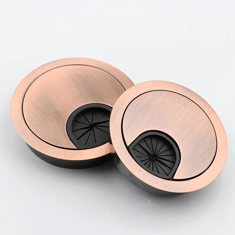 2 шт. проволока из цинкового сплава Крышка отверстия Компьютерный стол кабель