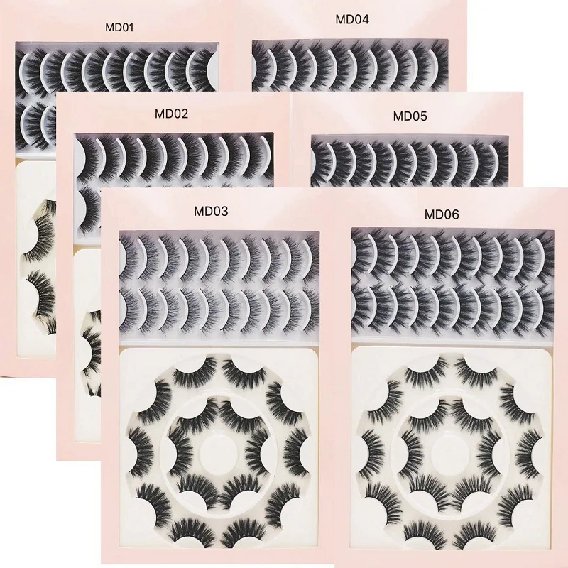 Накладные ресницы для макияжа магнитные 3d накладные из искусственной норки