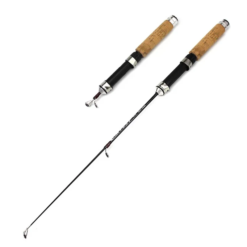 

Winter Shrimp Ice Fishing Rod Pole Portable Winter Fishing Spinning Casting 3 Sections Fish Pole 60cm Rods fishing rods
