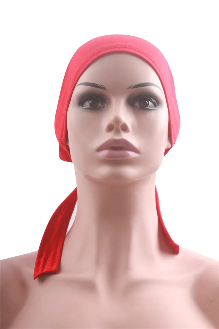 Мусульманская внутренняя шапка головной убор шарф Женский Бандаж тюрбан