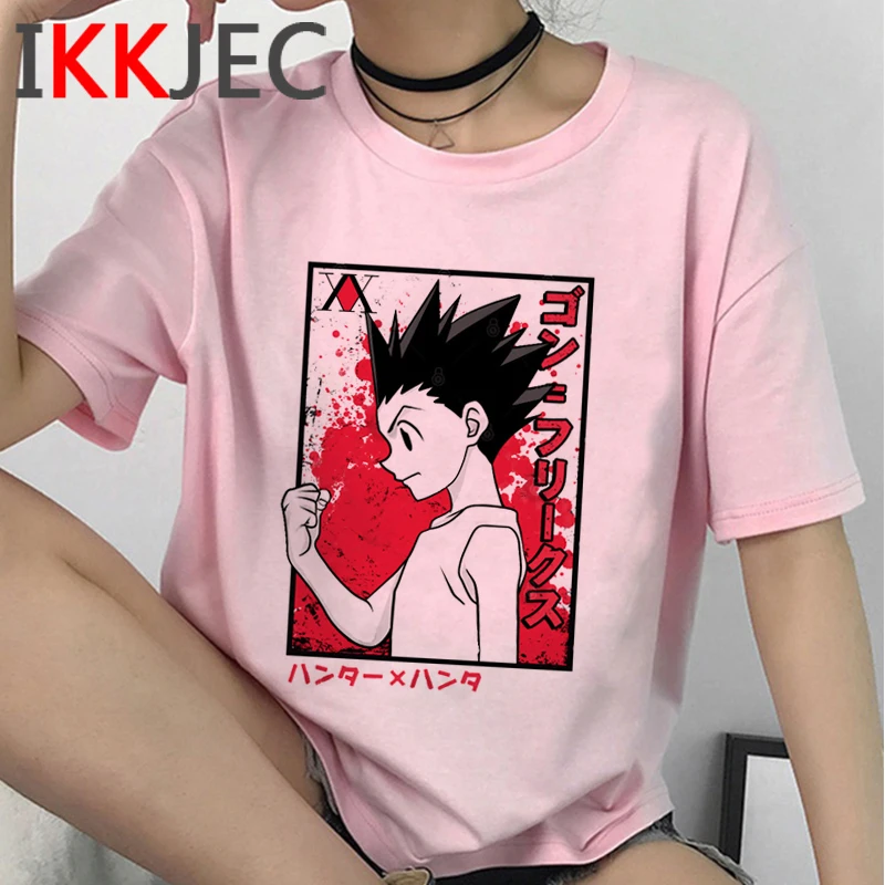 

Killua Zoldyck Hunter x Hunter Hisoka Kurapika одежда мужская футболка 2021 эстетичная повседневная одежда для гранж топы футболки Одежда для пар