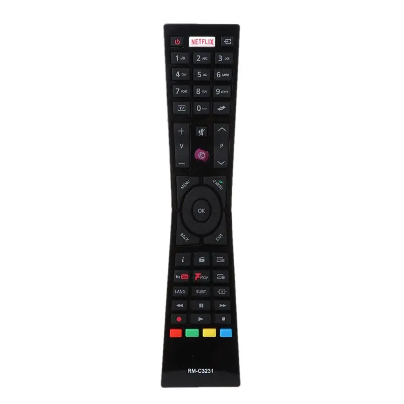 Замена RM-C3231 дистанционного управления для Currys JVC Smart 4K светодиодный Телевизор с NETFLIX YouTube LT24C656 LT-24C656 LT24C661 LT-32C660